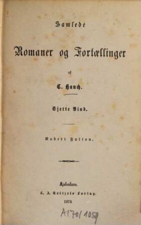Samlede romaner og fortaellinger, 6