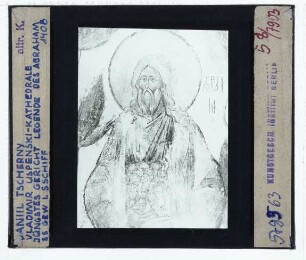 Wladimir, Mariä-Entschlafens-Kathedrale,Tschornij, Fresko mit Legende Abraham im südlichen Schiff der Mariä-Entschlafens-Kathedrale : Fragment