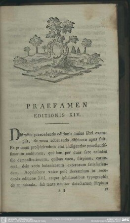 Praefamen Editiones XIV