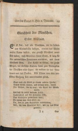 Gleichheit der Menschen.
