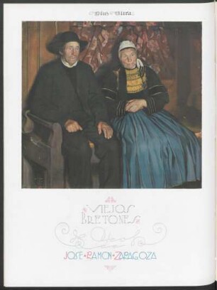"Viejos bretones", óleo
