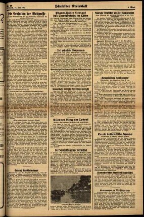 Zweite Ausgabe vom Mittwoch, den 16. Juli 1941.