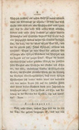 Kirchengebet.