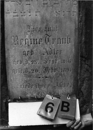 Grabstein 6 [Hahn S. 104 Grab-Nr. 55]: Grabstein 6B [Hahn S. 104 Grab-Nr. 55]