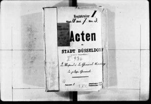 Verfassung, Vorstand, Rabbiner und Religionslehrer der jüdischen Gemeinde in Düsseldorf