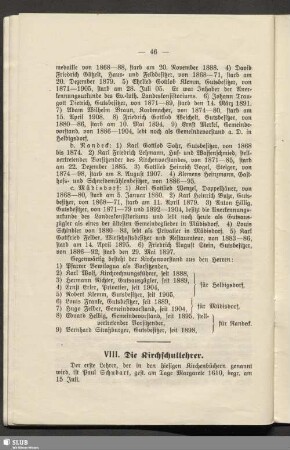 VIII. Die Kirchschullehrer