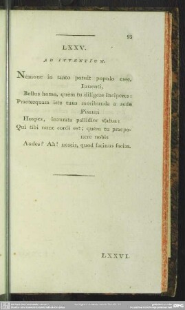 LXXV. Ad Ivventium