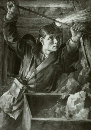 Arbeit im Schacht
