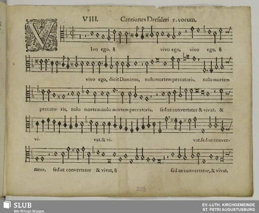 VIII. Vivo ego dicit Dominus