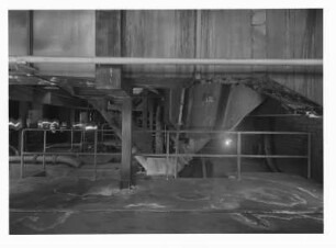 Industrie-Kraftwerk. Kesselhaus, Entaschungsanlage : Lauta (Niederlausitz). Industrie-Kraftwerk. Kesselhaus, Entaschungsanlage