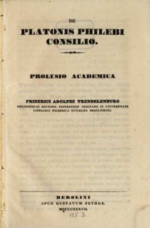De Platonis Philebi consilio