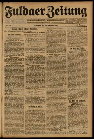 Ausgabe vom Mittwoch, den 18. Oktober 1916.