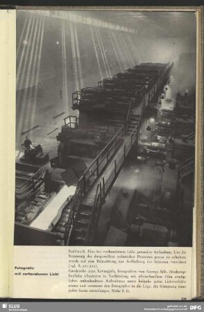 Stahlwerk : Fotografie mit vorhandenem Licht