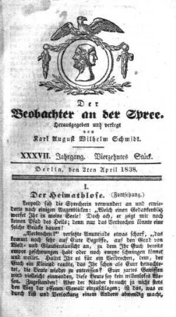 14. Stueck, 2. April 1838