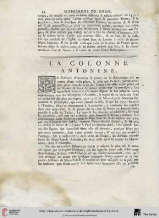 La Colonne Antonine