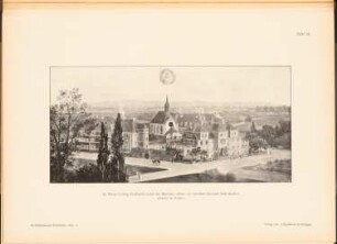 St.Marien-Ferdinand-Anstalt, München: Perspektivische Ansicht (aus: Architekt. Rundschau, hrsg.v. Eisenlohr & Weigle, 1894)