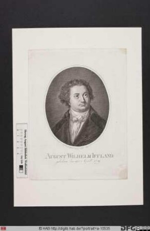 Bildnis August Wilhelm Iffland