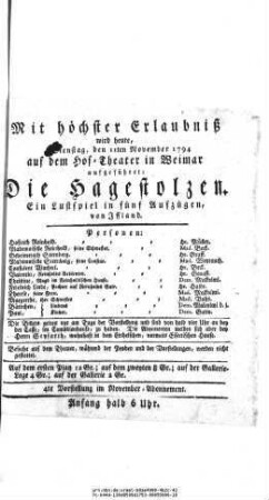 Die Hagestolzen