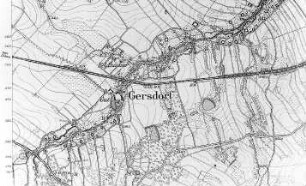 Markersdorf-Deutsch-Paulsdorf. Meßtischblatt, Sekt. Görlitz, 1886