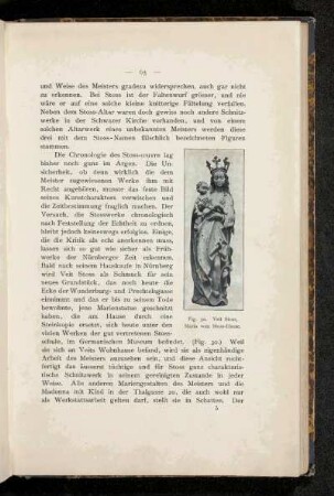 Fig. 30. Veit Stoss, Maria vom Stoss-Hause.