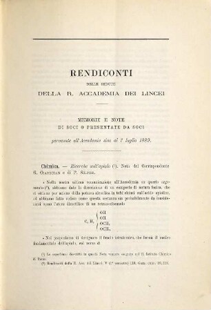 Rendiconti. 5. 1889, Sem. 2