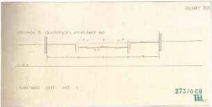 Fischer, Theodor; Bad Kissingen; Baulinien- und Bebauungspläne - Straße 13 (Querprofil im Punkt 80)