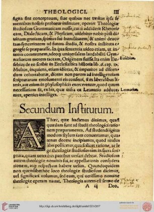 Secundum Institutum