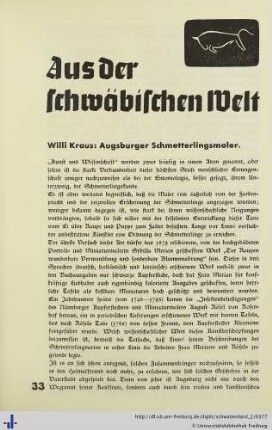 Augsburger Schmetterlingsmaler.