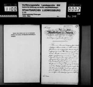 Oberamtsdiener, Hausmeister und Hausverwalter beim Oberamt Gerabronn