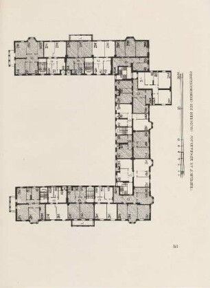 Grundriss: Tempelhof am Ringbahnhof. Grundriss des Obergeschosses