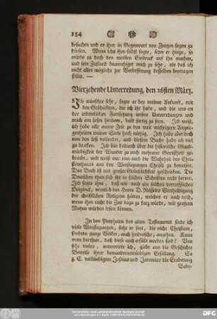 Vierzehende Unterredung, den 26sten März.