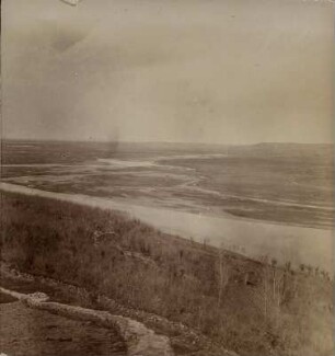 Der Tigris : Flusslandschaft mit dem Tigris oberhalb von Diyabakir.
