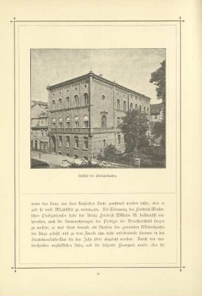 Ansicht des Predigerhauses