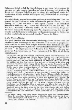 1. Die Wohnverhältnisse