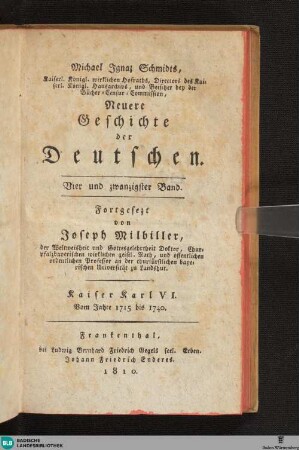 24: Kaiser Karl VI., vom Jahr 1715 bis 1740