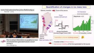 How to extract information on geophysical mass movements from generated seismic waves? - Lecture 3