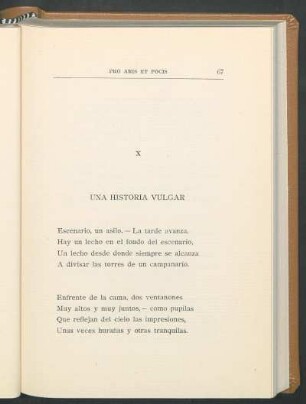 X Una historia vulgar