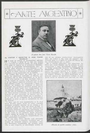 Arte argentino - El pintor y escritor D. José Torre Revello