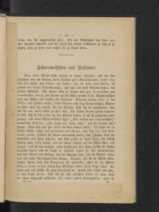 Schneeweißchen und Rosenrot.