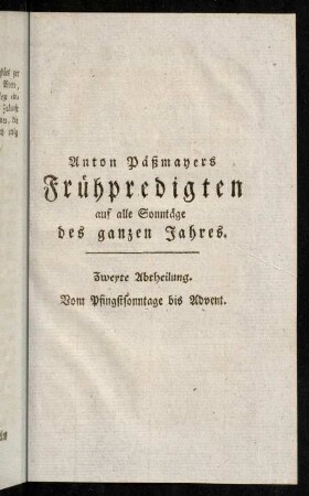 251-471, Zweyte Abtheilung