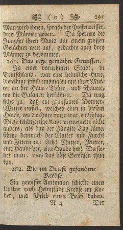 261. Das rege gemachte Gewissen. - 270. Die neue Prediger-Methode.