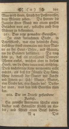 261. Das rege gemachte Gewissen. - 270. Die neue Prediger-Methode.