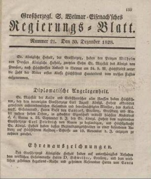 Nr. 21 : 30. Dezember 1828