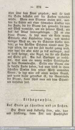 Lithographie
