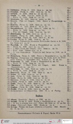 Italien (Nr. 762 - 896)