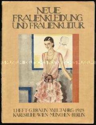 Frauenzeitschrift Neue Frauenkleidung und Frauenkultur, 24. Jahrgang 1928