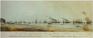 Die Englische Flotte im Kieler Hafen im Jahr 1854