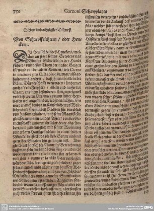 Sieben und achtzigster Discurß. Von Scharpffrichtern/ oder Henckern.