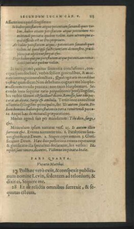 Pars Quarta. Vocatio Matthaei.