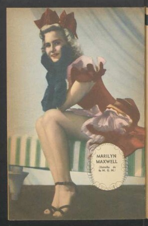 Marilyn Maxwell (estrella de la M. G. M.) - [Fotografía]